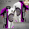 Maxcorners Darts Geometric Stripe Dartboard Multi Options Personalized Name, Team Name Unisex 3D Shirt (4 Colors)