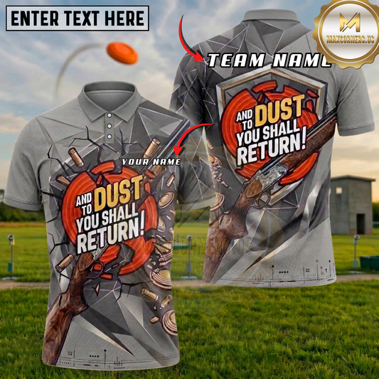 Maxcorners Assuming I'm Just An Old Man Funny Trap Shooting Multicolor Options Personalized Name, Team Name 3D Shirt (4 Colors)