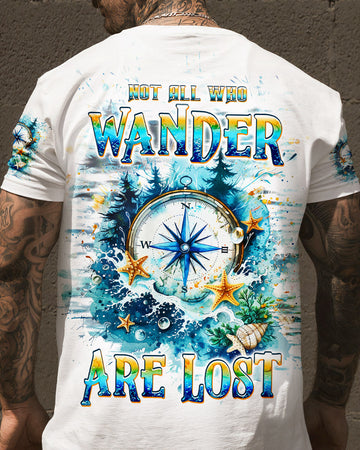 Maxcorners Not All Who Wander Are Lost Compass All Over Print LM2101