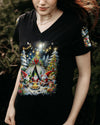 Maxcorners Welcome To Our Campsite Christmas Gnome All Over Print LM2101