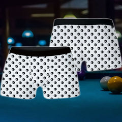 Maxcorners Billiard Ball Pattern Men's Boxer