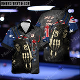 Maxcorners Billiards 8 Balls Shut Up And Shoot Personalized Name Hawaiian Shirt