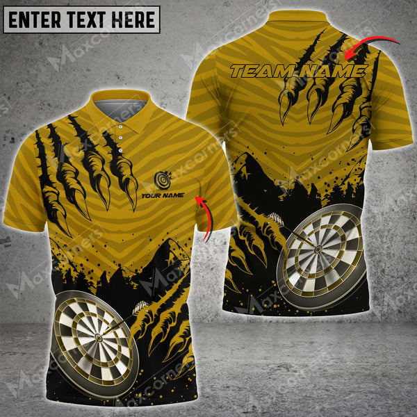 Maxcorners Darts Hand Of Monster Multicolor Option Customized Name, Team Name 3D Shirt (4 Colors)