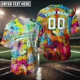 Custom Scratch Graffiti Pattern Authentic Baseball Jersey