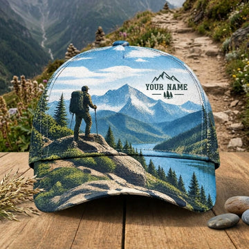 Maxcorners Summit Horizon Hiking Personalized Name Cap