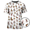 Maxcorners Transfusion Golf Shirt, Golf Transfusion Drink Pattern Polos, Men's Golf Shirts