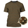 Maxcorners Dog Golf Shirt - Crazy Golf Polos For Men - Doberman Pattern Golf Shirt