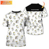 Maxcorners Custom Name Pattern Snoopy Golf Shirt, Peanuts Golf Polos, Golf Gift For Men's, Crazy Golf Shirts