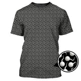 Maxcorners Funny Golf Shirt, Pattern Golf Balls Polos For Men, Crazy Golf Shirts For Golfers