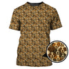 Maxcorners Pointer Golf Polos For Men, Pattern Golf Shirt, Dog Golf Shirt, Golf Gift For Golfers