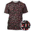 Maxcorners Funny Christmas Girl Polos, Santa Babe Pattern Golf Shirt For Men, Golf Gift For Golfer