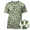 Maxcorners Funny Frog Golf Polos, Cute Frog Golf Pattern Shirt For Men, Golf Gift For Golfer