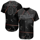 Maxcorners Personalized Text And Number Billiard Cue 3D Pattern Baseball Jersey Shirt