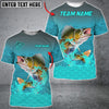 Maxcorner Walleyes Fishing Personalized Name And Team Name 3D Long Sleeve Shirt For Nathan