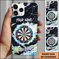 Maxcorners Darts Electric Aura Dartboard Premium Personalized Name Phone Case