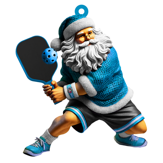 Maxcorners Personalized Pickleball Ornaments, Santa Pickleball, Pickleball Christmas Gift