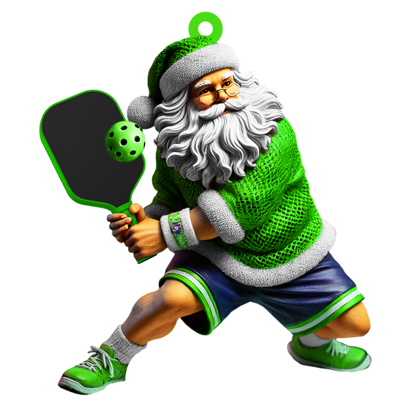 Maxcorners Personalized Pickleball Ornaments, Santa Pickleball, Pickleball Christmas Gift