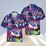 Maxcorners Funny Bowling Hawaiian Shirt