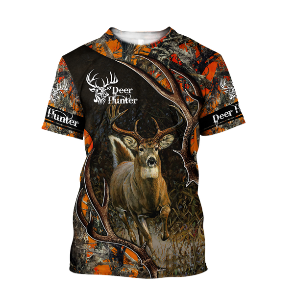 Max Corner Amazing Camo Pattern Deer Hunting 3D All Over Printed Shirts Gift For Hunter