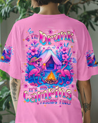 Maxcorners If I'm Drunk Flamingo Camping All Over Print LM1501