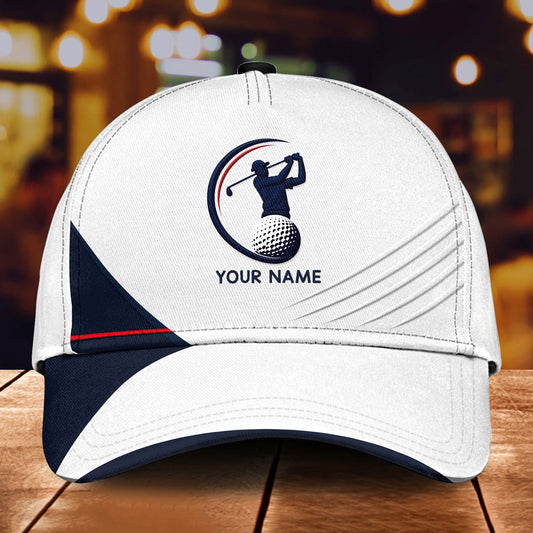 Maxcorners Heritage Swing 3D Golf Personalized Name Cap