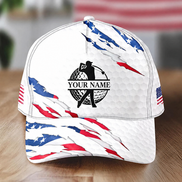 Maxcorners 3D Classic Cap Golf Personalized Name Cap TZ1906