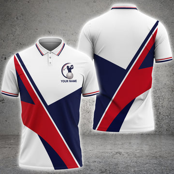 Maxcorners Elite Horizon 3D Golf Personalized Name Polo