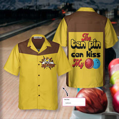 Maxcorners Bowling The Ten Pin Can Kiss My Ball Hawaiian Shirt