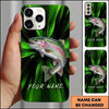 Maxcorners Fishing Phone Case Energy Beam Design Custom Name Phone Case