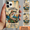 Maxcorners Fishing Phone Case Beer And Fishing Theme Custom Name Phone Case
