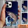 Maxcorners Dynamic Surface Feeding Design Custom Name Fishing Phone Case