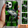 Maxcorners Fishing Phone Case Energy Beam Design Custom Name Phone Case