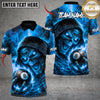 Maxcorners Billiard Hellfire Grim Reaper Multicolor Customized Name, Team Name 3D Shirt