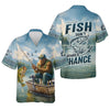 Maxcorners Don't Stand A Chance Men Fishing Shirt, SPF Long Sleeve Shirts, Presents For Fishermen