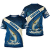 Maxcorners Swordfish Logo Hooded UPF Shirt, Fish Button Up Shirt, Fisherman Outfit, Presents For Fishermen