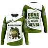 Maxcorners Fish Scale Pattern Funny Fishing Shirt, Fish Button Up Shirt, SPF Shirt For Men, Best Fishing Gifts, Gone Fishing