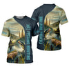 Maxcorners Fishing Hunting, Breathable Long Sleeve Shirt, Long Sleeve Sun Shirt Mens, Fishing Gifts For Men