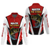 Maxcorners Master Strike, UPF Fishing Shirts, Breathable Long Sleeve Shirt, Hooded Shirt, Custom Fishing Shirt