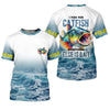 Maxcorners I Fish For Catfish Everything Else Is Bait, Fishing UPF Shirts, Fisherman Gift, Men Long Sleeve Shirt