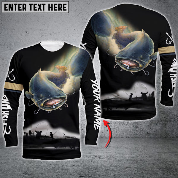 Maxcorners Fishing Customize Name 3D Shirts