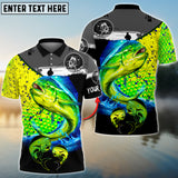 Maxcorners Mahi Mahi Fishing 3d Shirts Customize Name