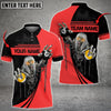 Maxcorners Billiards Ball 8,9 Skull Colourful Personalized 3D Polo Shirt
