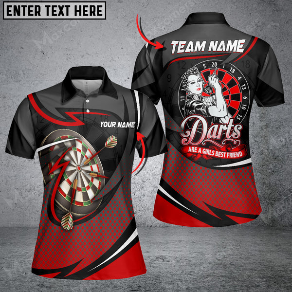 Maxcorners Darts Personalized Name, Team Name Unisex 3D Shirt