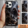 Maxcorners Bull Moose Hunting Bow Hunter Dark Forest Multi Options Personalized Name Phone Case