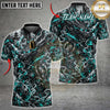 Maxcorners Bowling Shirt Japanese Dragon Samurai Design Multi Options Personalized Name, Team Name Unisex 3D Shirt (7 Colors)