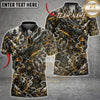 Maxcorners Bowling Shirt Japanese Dragon Samurai Design Multi Options Personalized Name, Team Name Unisex 3D Shirt (7 Colors)