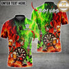 Maxcorners Darts Board Beer Cartoon Personalized Name, Team Name Unisex 3D Shirt (4 Colors)