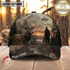 Maxcorners Hunting Wilderness Sunset Hunter Freedom Personalized Name 3D Cap (Deer/Mooe/Bear/Duck/Turkey/Boar)