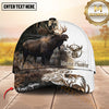 Maxcorners Hunting Camo Bow Hunter Graphic Personalized Name 3D Cap  (Deer/Moose/Elk)
