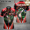 Maxcorners Dart Crocodile Team Lightning Multicolor Customized Name, Team Name 3D Shirts